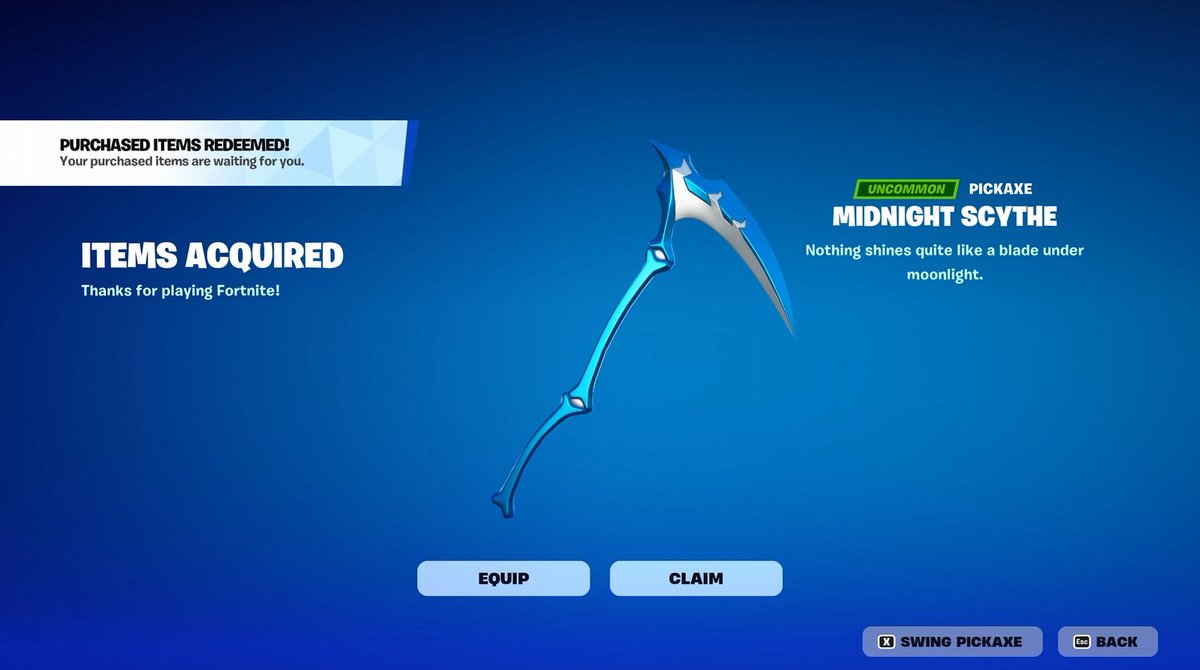 I'm giving away x5 of the new Midnight Scythe pickaxe! ⛏ To enter simply: - Join the Ali-A Discord: discord.gg/AliA - Under 'Announcements' click 'Enter Giveaway' Done - Good luck!
