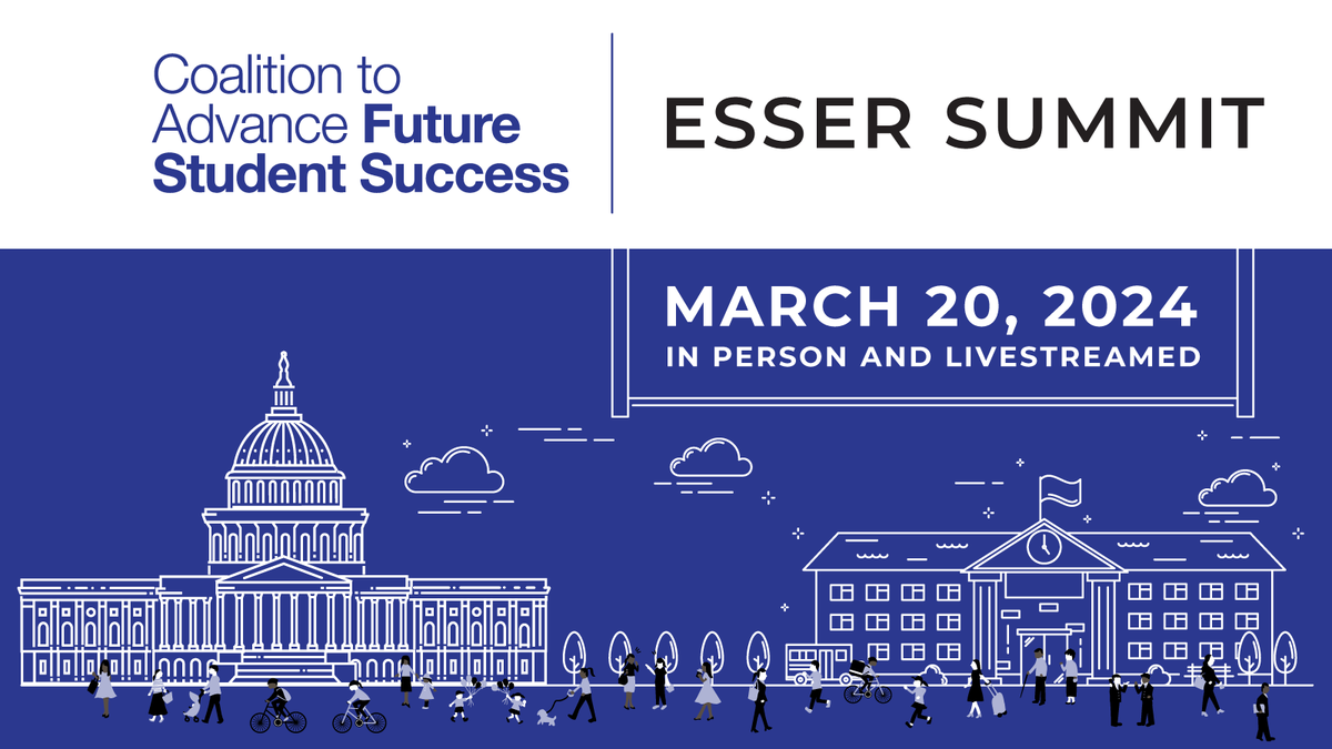 LaylaBonnot's tweet photo. Looking forward to Day 1 of @CCSSO’s 2024 Legislative Conference, where the Coalition to Advance Future Student Success will host a special event, Investment to Impact: Leveraging ESSER and Keeping What Works. Learn more:  #ESSERImpact  https://t.co/OO332vcU8X https://t.co/WmKDi25uMn