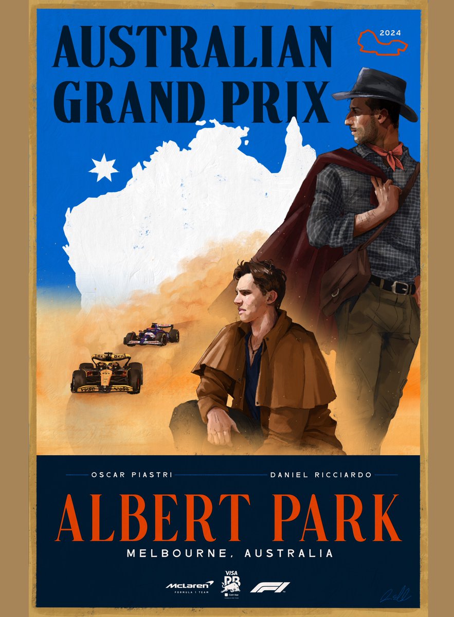 It's race week down under! Getting hype for the #AustralianGP , best of luck to @danielricciardo and @OscarPiastri 🇦🇺💫 #F1