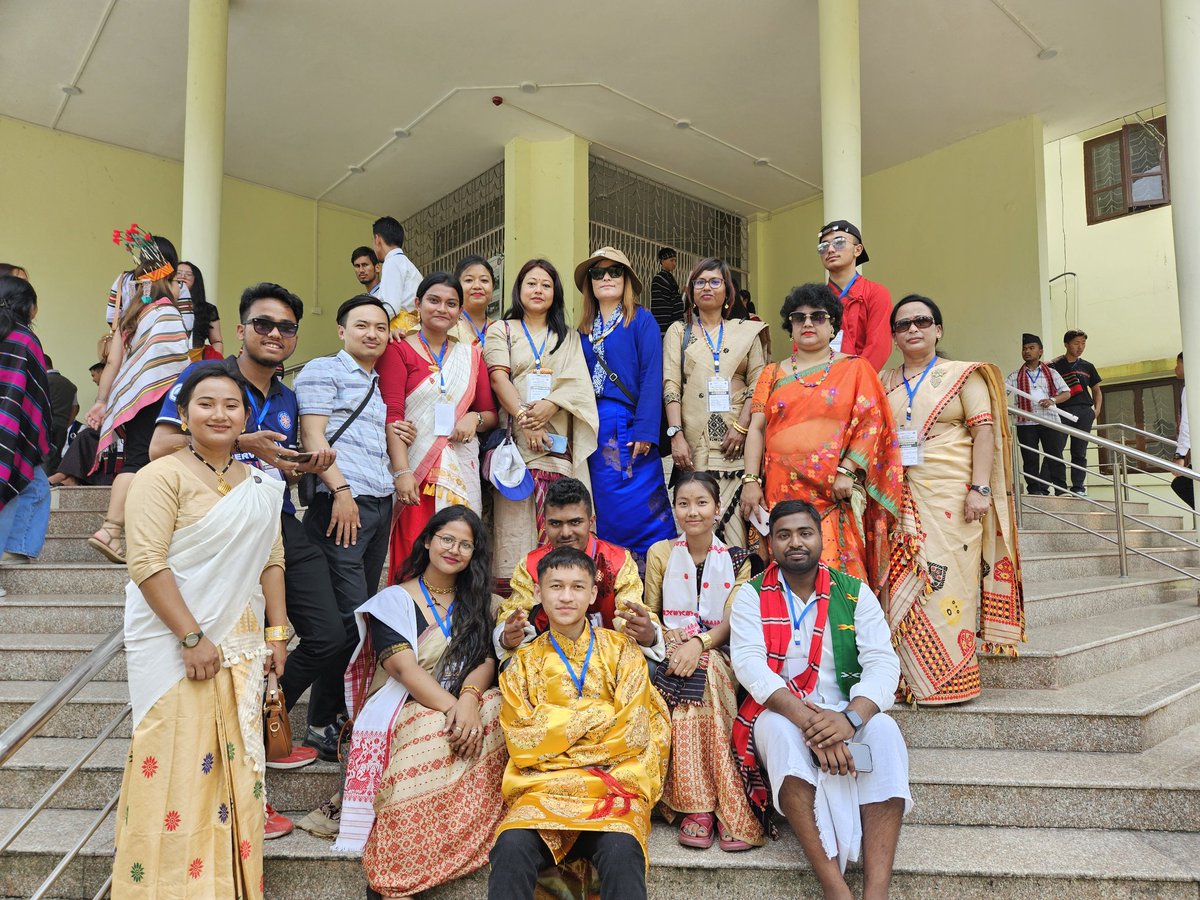 TrishaBorah3's tweet photo. Delighted to have volunteered at North East NSS Festival-2024 from 12th-16th March @DibruUniv. I had the honor of collaborating with volunteers from Seven Sisters and brother Sikkim.Embracing the vision of Viksit Yuva-Viksit Bharat@2047. @nss_dupg_unit @_NSSIndia @nss_rdguwahati https://t.co/S7XqtHZV42