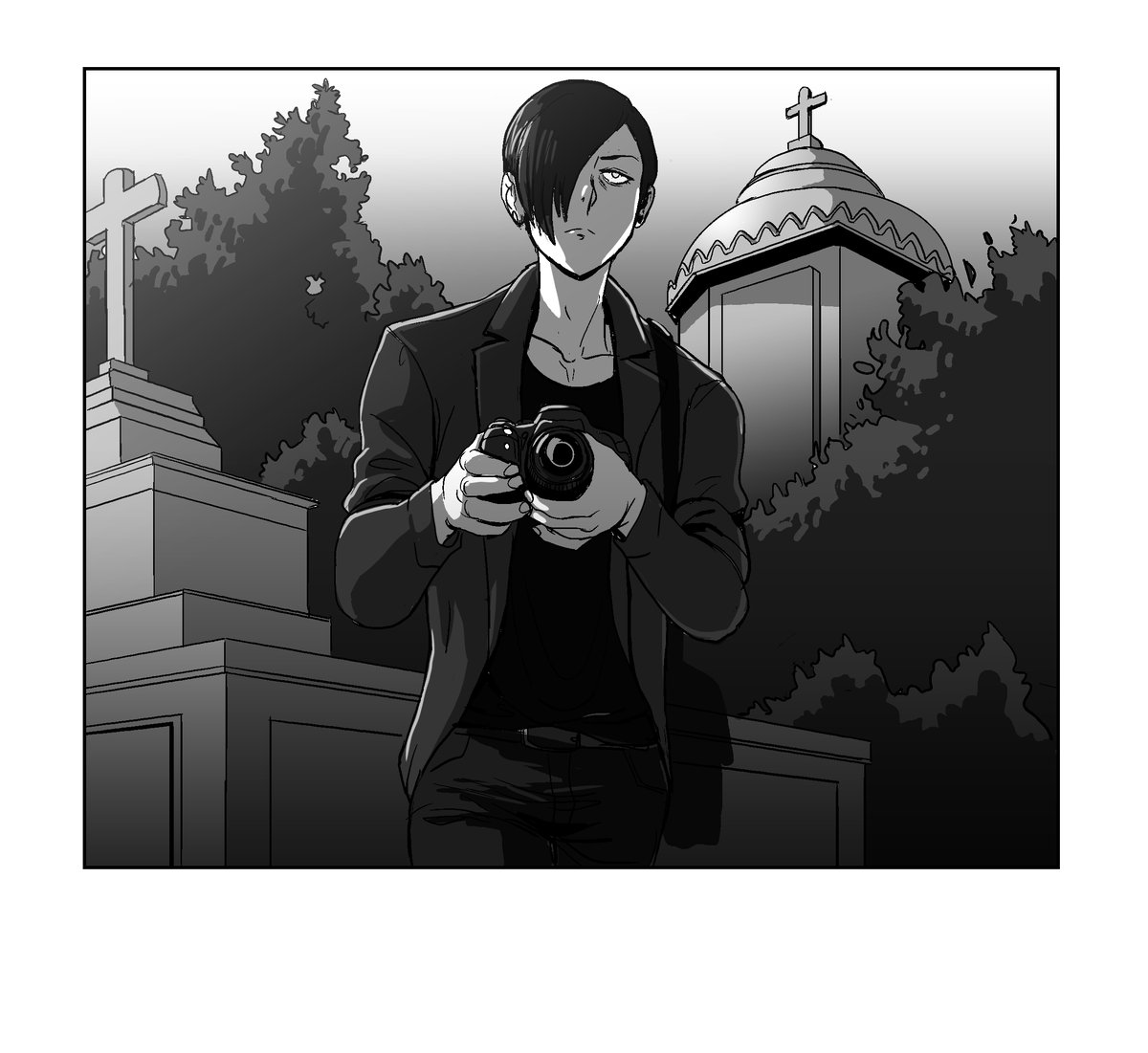 ¿CUÁLES SON LOS PASATIEMPOS DE NICO? Desde pequeño, al gótico le han gustado las imágenes. Guardar momentos, atrapar instantes..protegerlos del Olvido. Quizás por sus misteriosos talentos, la pesadilla de Nico es perder la memoria sobre las cosas importantes.
#BichosRaros  #manga