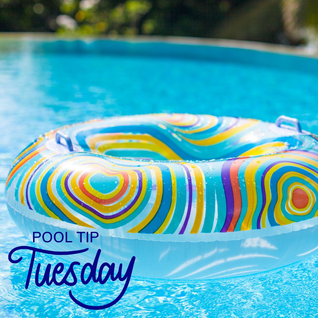 DistinctiveSwim's tweet image. Now is a great time to invest in some new pool floats! Just make sure to store them properly until pool season begins. #PoolTipTuesday #PoolTip