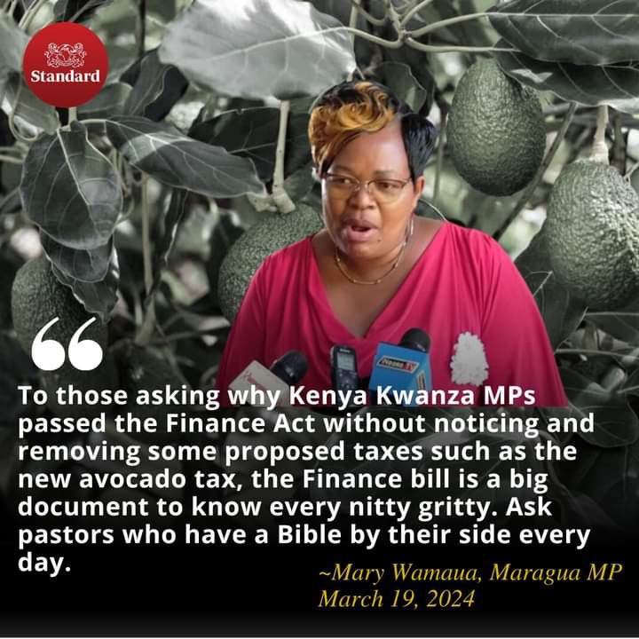 paulinenjoroge's tweet photo. We are completely finished if these are the kind of people representing us! In short, she just passed the bill without knowing its content, just because she was told it’s good.

Don’t we as tax payers pay research assistants for each of these MPs? Or they just hire people from their campaign teams, without considering relevant expertise? 

Now, imagine a doctor saying his field of medicine is too wide, and that’s how he ended up giving the patient wrong medication, thereby killing him…