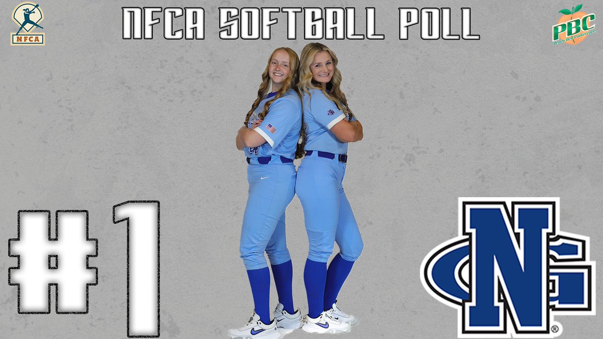 North Georgia Softball are #1 in the NFCA softball poll once again as they continue to show their impressive form with a 28-3 record on the season🥎 #PBCDOMINANT