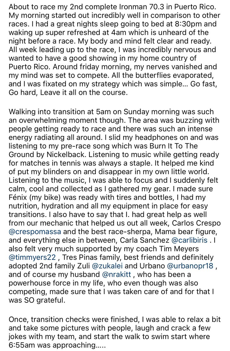 Ironman 70.3 Puerto Rico Race Recap: Part 1 (last slide) 🔥