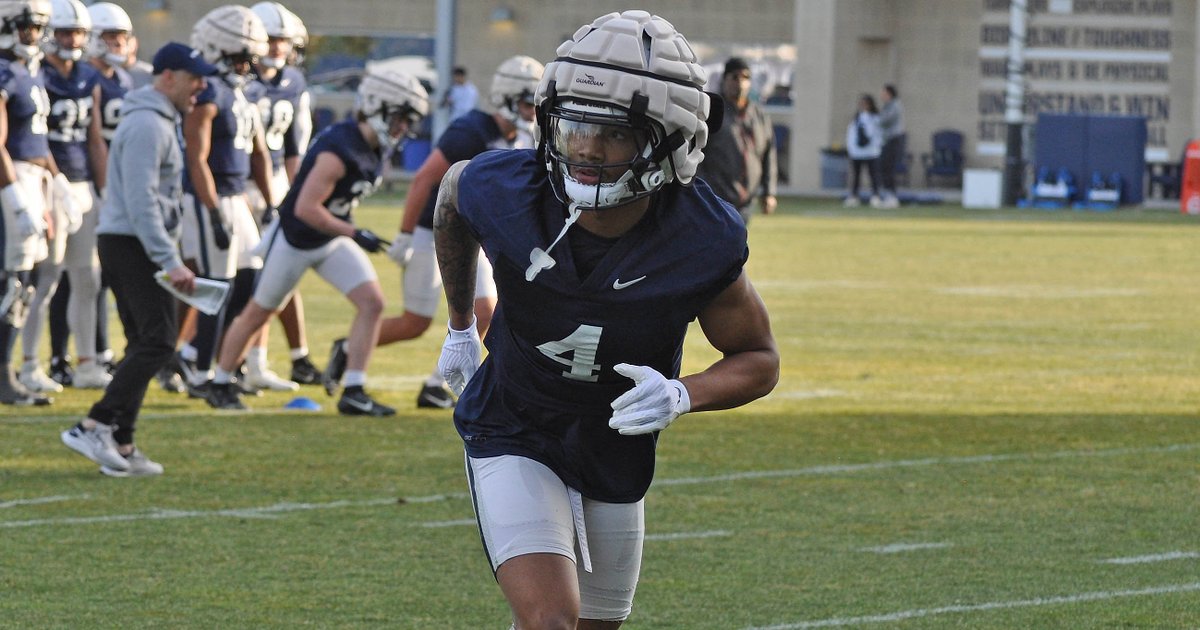 PennStateOn3's tweet photo. Penn State is through its first week of spring practices, with a second set to begin on Tuesday afternoon.
In all three phases of the Nittany Lions' program, BWI has early buzz to pass along: https://t.co/5EtBNp7lPh https://t.co/iZ8039wP6N