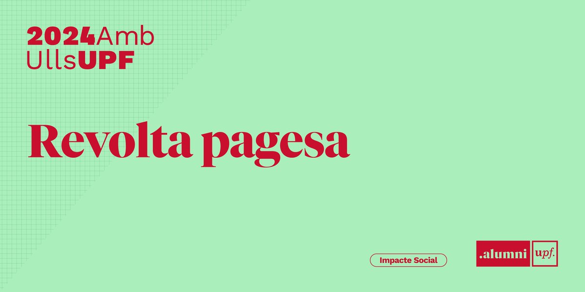 @soclarinxols @HumanitatsUPF @UPFBarcelona @UPFigualtat @IgualtatHuma @planetaryUPF @UPFSostenible @UPFsolidaria @UPF_CAE @CulturaUPF @bibliocraiUPF @laiangrill @econ_empresaUPF @SdRecercaUPF @diaridebcn @VilaWeb @DretUPF @PolitiquesUPF @AmicsAmigues @uniopagesos 🐄 Acabem la sessió d'avui del cicle #2024AmbUllsUPF sobre les mobilitzacions de la pagesia catalana.

👏 Moltes gràcies a tothom i, en especial, a @soclarinxols i @laiangrill! Ben aviat es podrà recuperar la sessió.