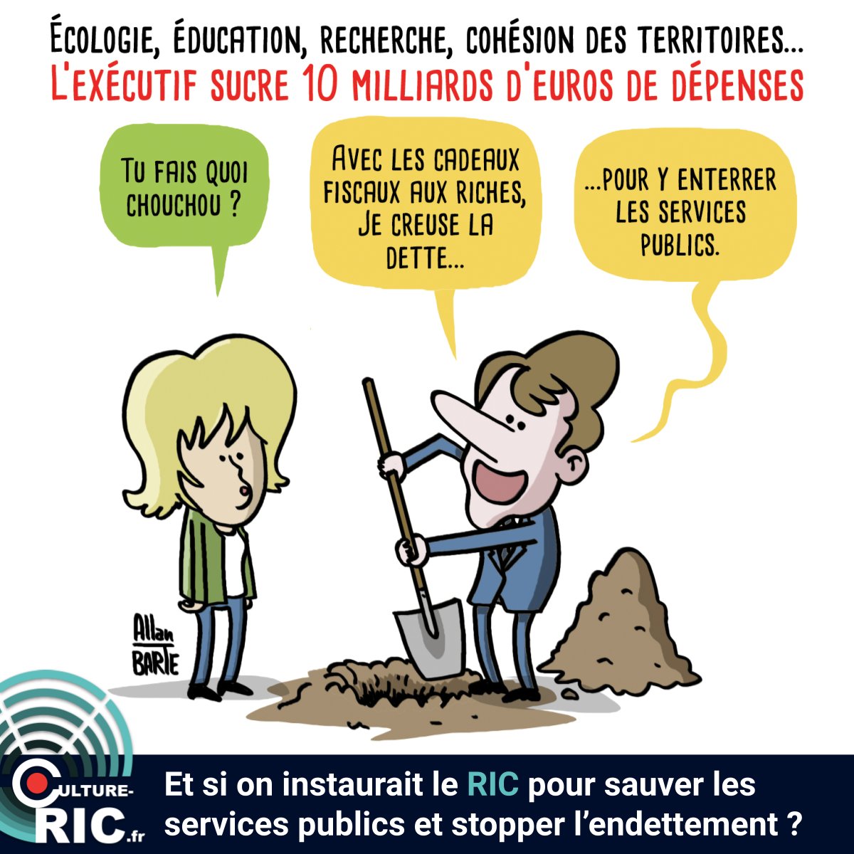 Définir le #RIC 
📝 culture-ric.fr/consultation

Signez la pétition pour le #RICconstituant
✍️ petitions.assemblee-nationale.fr/initiatives/i-…

✏️@AllanBarte
#Macron #ServicesPublics #Écologie #Éducation #Recherche #Territoirs #DépensesPubliques #Dette #Endettement #DettePublique #OnMarcheSurLaTête