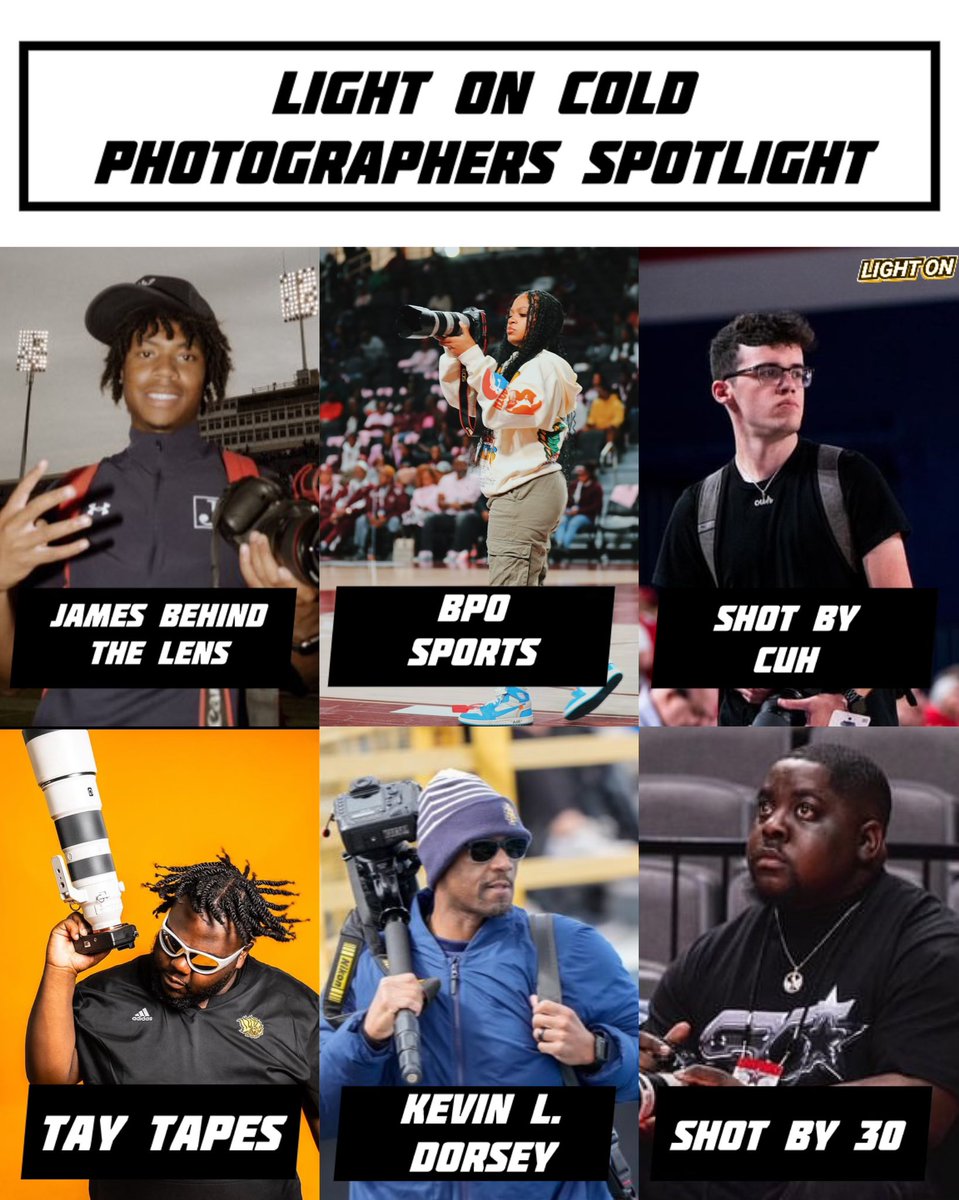 Not all stars are in front of the camera, sometimes they are behind the camera. I just want to spotlight and thank these photographers for always providing top notch photos for the college games they cover. 📸 @jamesbehindlens @bposports @ShotByCuh @TayTapes870 @shutterkevd