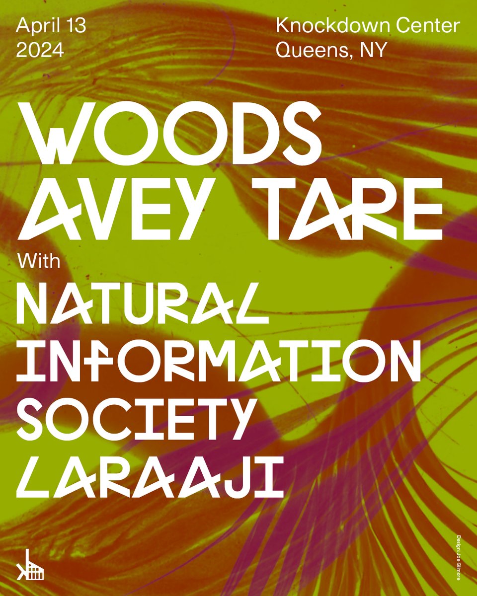 FULL LINEUP REVEAL: Saturday, April 13 Natural Information Society joins @WOODS__BAND & @aveytare with Laraaji (@edwardlgordon). Tickets: link.dice.fm/lb1e8ca2ce72