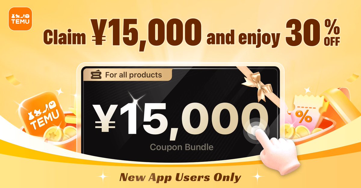 johnxui25's tweet photo. ⭐️Click the link https://t.co/XQnwu82GEj to get 💰15,000円 coupon bundle or ⭐️ Search  tam60997 on the Temu App to get 💰30% off discount !! https://t.co/2jeaSpTnIA