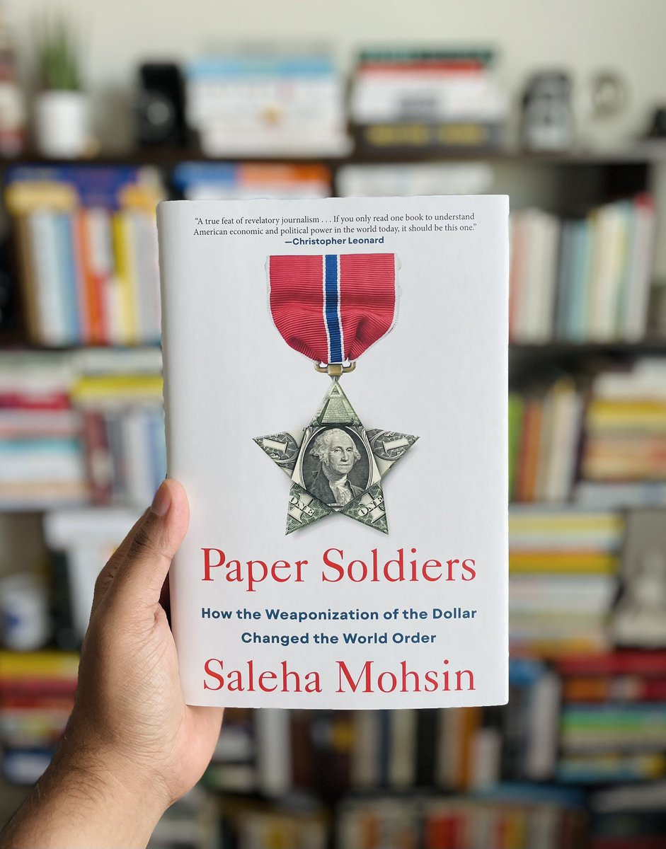 Congratulations to @SalehaMohsin on your book publication today. It tells us the untold story of how the US Treasury department has used the dollar to take the helm of the global economy, and what it means for the future of the nation as the currency hits an inflection point.