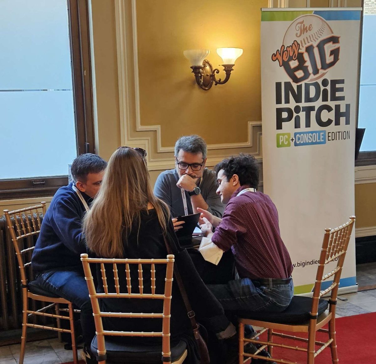 Queensguard Games (@queensguard_) on Twitter photo Just finished pitching at <a href="/BigIndiePitch/">Big Indie Pitch</a> by <a href="/PocketGamer/">Pocket Gamer</a>! Thanks so much for having us! #PGConnects Just finished pitching at <a href="/BigIndiePitch/">Big Indie Pitch</a> by <a href="/PocketGamer/">Pocket Gamer</a>! Thanks so much for having us! #PGConnects