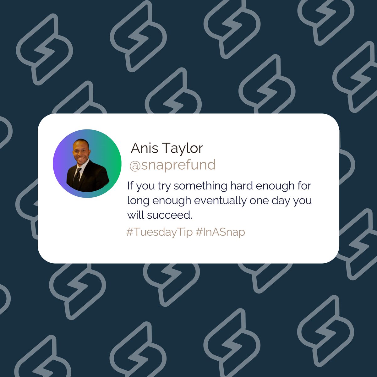 SnapRefund tweet media