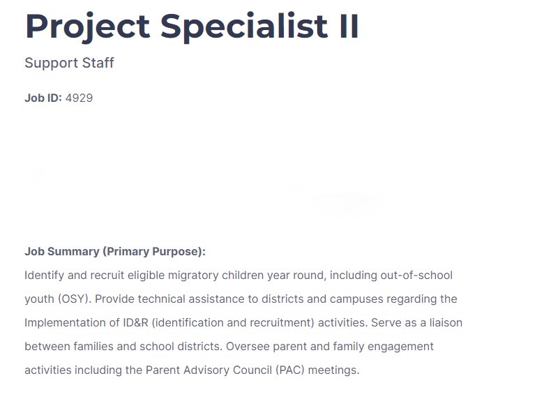 R13Multilingual's tweet image. Our Migrant Program is hiring! 

Are you passionate about educating, advocating, and making a difference in the lives of students and families?  Then this is the perfect position for you. Apply at  esc13.net/careers 
@R13Multilingual
#Migranted #mep