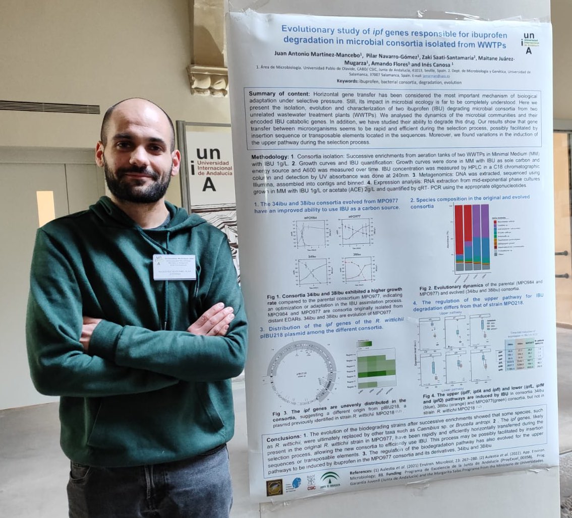 Centro Andaluz de Biología del Desarrollo (@cabd_upo_csic) on Twitter photo <a href="/marpulsan/">Marta Pulido 🦋martapulido.bsky.social</a> from <a href="/LifeSwitchCABD/">Govantes Lab</a>’s lab and <a href="/JuanMartManc/">Juan Antonio Martínez</a> from <a href="/canosa_ines/">Inés Canosa</a> & <a href="/AmandoFlores_1/">Amando Flores</a>’s lab participated in the Workshop "Environmental Microbiology: Microbes as Safeguards of the Environment" in Baeza! Great representation from #CABD! <a href="/marpulsan/">Marta Pulido 🦋martapulido.bsky.social</a> from <a href="/LifeSwitchCABD/">Govantes Lab</a>’s lab and <a href="/JuanMartManc/">Juan Antonio Martínez</a> from <a href="/canosa_ines/">Inés Canosa</a> & <a href="/AmandoFlores_1/">Amando Flores</a>’s lab participated in the Workshop "Environmental Microbiology: Microbes as Safeguards of the Environment" in Baeza! Great representation from #CABD!