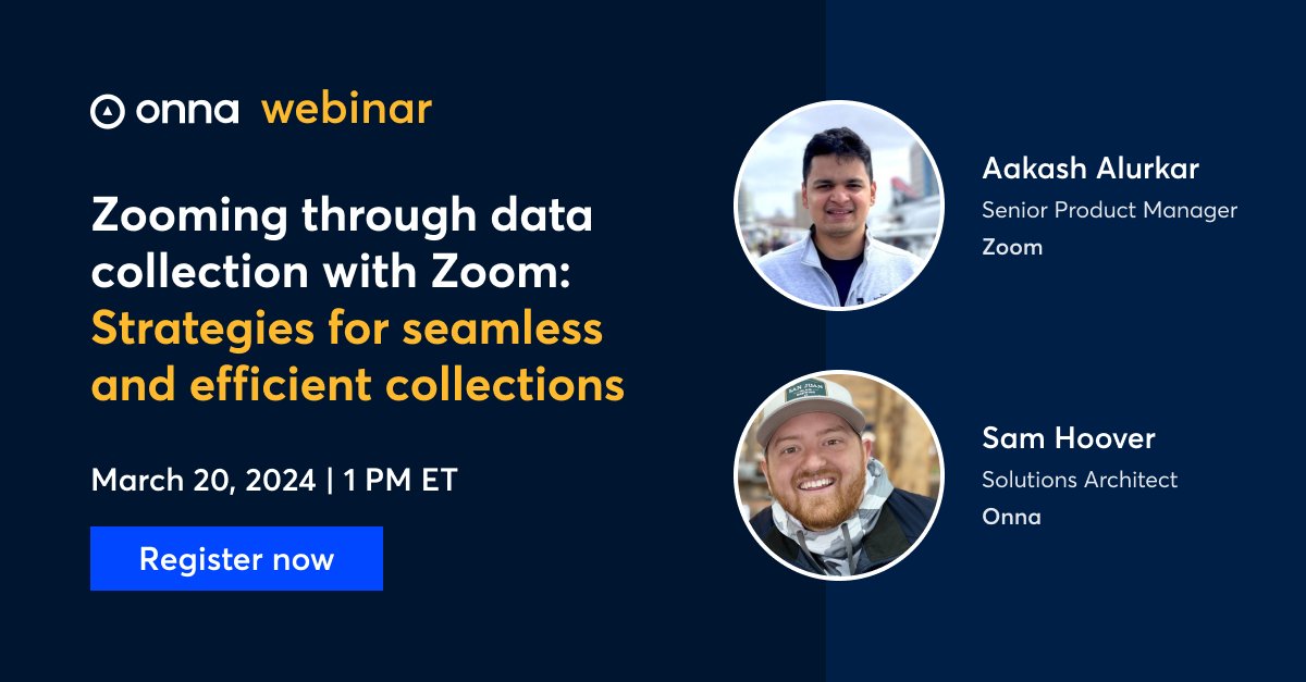 Is your #eDiscovery strategy for #Zoom as strong as your #MarchMadness bracket?  🏀 

Join us tomorrow as we explore Zoom's features, API usage, and key considerations for collecting and archiving Zoom data. Last chance to register! ↓
hubs.la/Q02q0Gr80