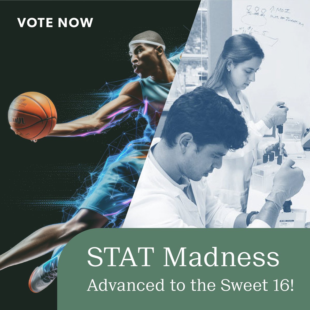 Stat Madness now has us in a showdown between our Baylor College of Medicine wastewater team and University of Michigan . We’re counting on you to advance! 1.Create account at statnews.com/feature/stat-m… 2.Click on Vote 3.Select Baylor