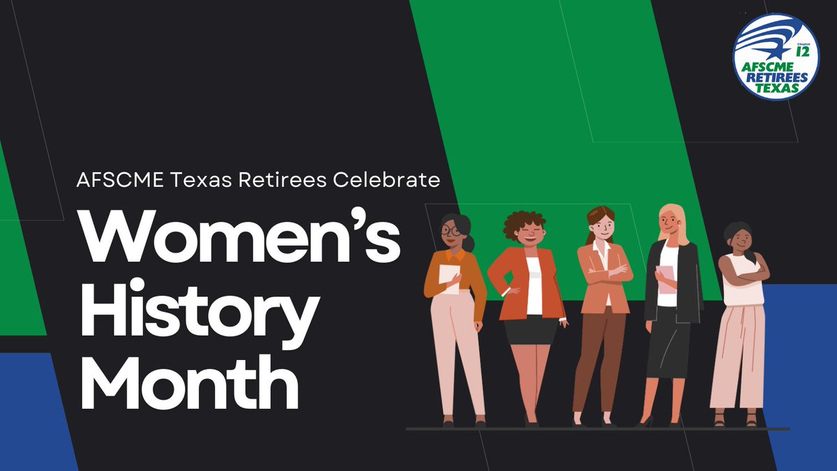 This month, we're honoring the contributions of women who have shaped our communities, workplaces, and the state. Let's continue supporting and uplifting women's voices as we fight for a 13th check + COLA. #WomensHistoryMonth #AFSCME #txlege