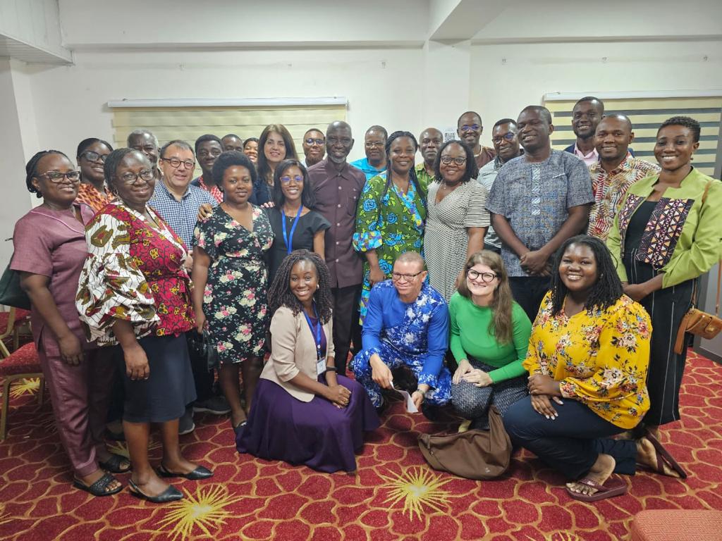 Theatre can be a powerful social voice. Time with play writer Uncle Ebo Whyte during the NIHR global health research centre for NCD in West Africa (STOP NCD) Co-production meeting at GCPS