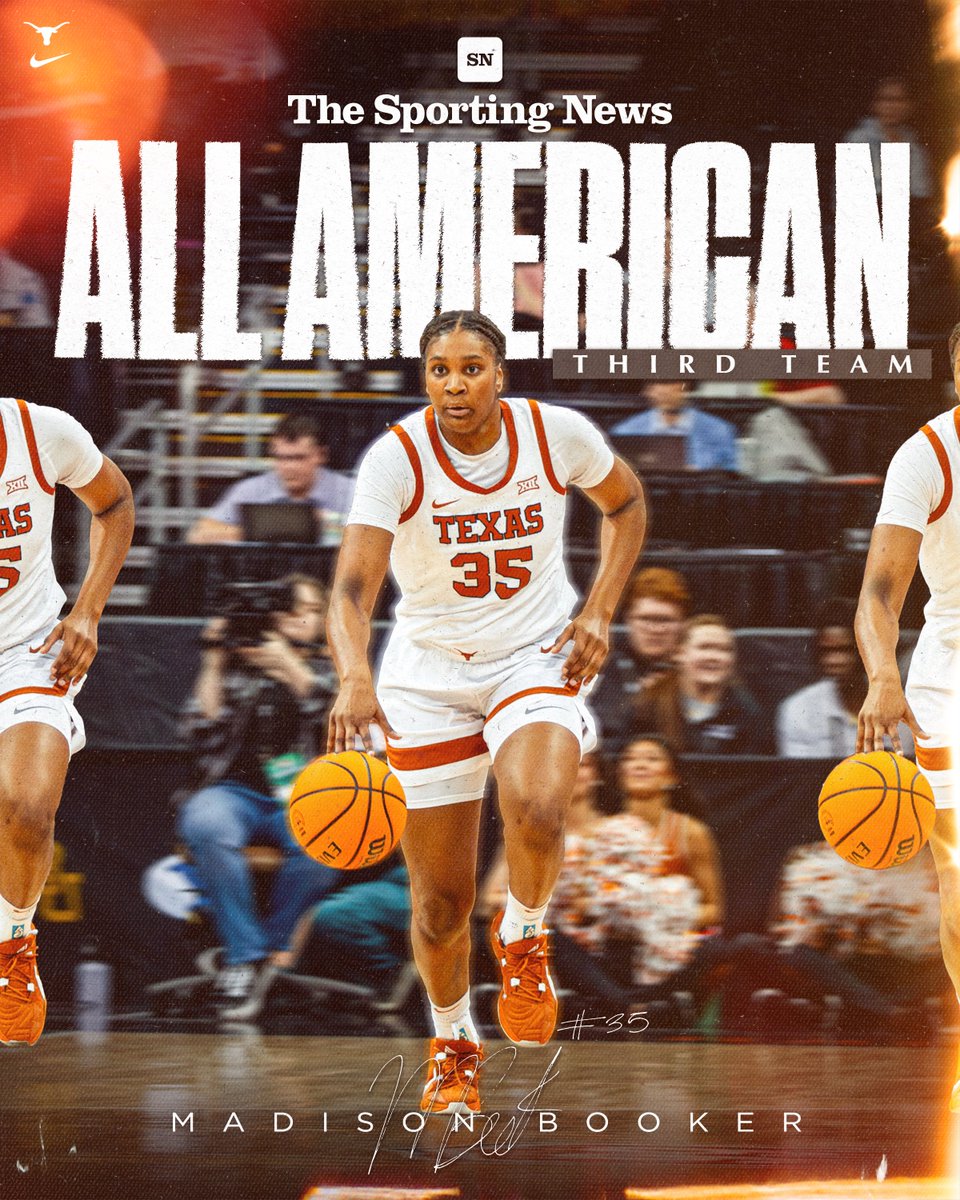 Madison Booker, ALL AMERICAN 🤘 #HookEm