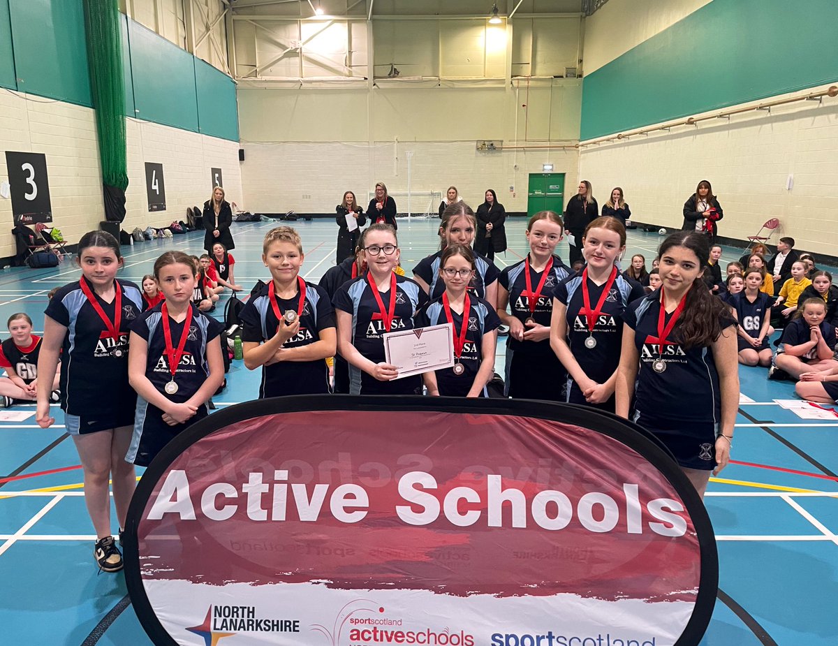 NLActiveSchools (@nlactiveschools) on Twitter photo COMPETITION | Airdrie
WHAT A DAY!! 🤩
A huge congratulations to all schools who qualified for the Airdrie netball finals today 🏐
The schools who will represent the Airdrie area in the North Lanarkshire finals are:
🥇 - <a href="/Golfhill_PS/">Golfhill PS</a>
🥈 - <a href="/SaintAndrews3/">St. Andrew's PS & NC</a>
<a href="/NetballScotland/">Netball Scotland</a> COMPETITION | Airdrie
WHAT A DAY!! 🤩
A huge congratulations to all schools who qualified for the Airdrie netball finals today 🏐
The schools who will represent the Airdrie area in the North Lanarkshire finals are:
🥇 - <a href="/Golfhill_PS/">Golfhill PS</a>
🥈 - <a href="/SaintAndrews3/">St. Andrew's PS & NC</a>
<a href="/NetballScotland/">Netball Scotland</a>