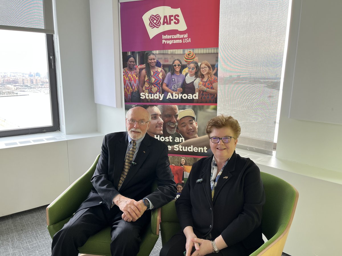 AFSUSA's tweet photo. βI can think of no organization, charitable or otherwise, that is half as transformational as an AFS experience.β - William (Bill) R. MacIntosh
Read about the lasting impact AFS has had on Billβs life at https://t.co/O0oIwajWYP!
#AFS #AFSUSA #AFSEffect #CreatingGlobalCitizens https://t.co/dGtnz0oUrj