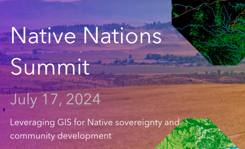 Join us at the Esri User Conference to learn how GIS empowers Native communities. Register now and add the Native Nations Summit to your schedule! esri.social/8Nba50QXa1Z #NativeCommunities #GIS #EsriUC