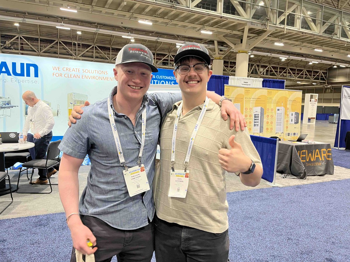 ThermalSci's tweet photo. We are having a great time here in #NewOrleans at the American Chemical Society spring show. Tomorrow is the last day to stop by and see us in booth 2421! #ACS #ACS2024 #LabSupplies #Chemistry #Chemist #LabEducation #gloves #LabEquipment #Education
https://t.co/XXrmtgZh6E https://t.co/fOgBz3vebX