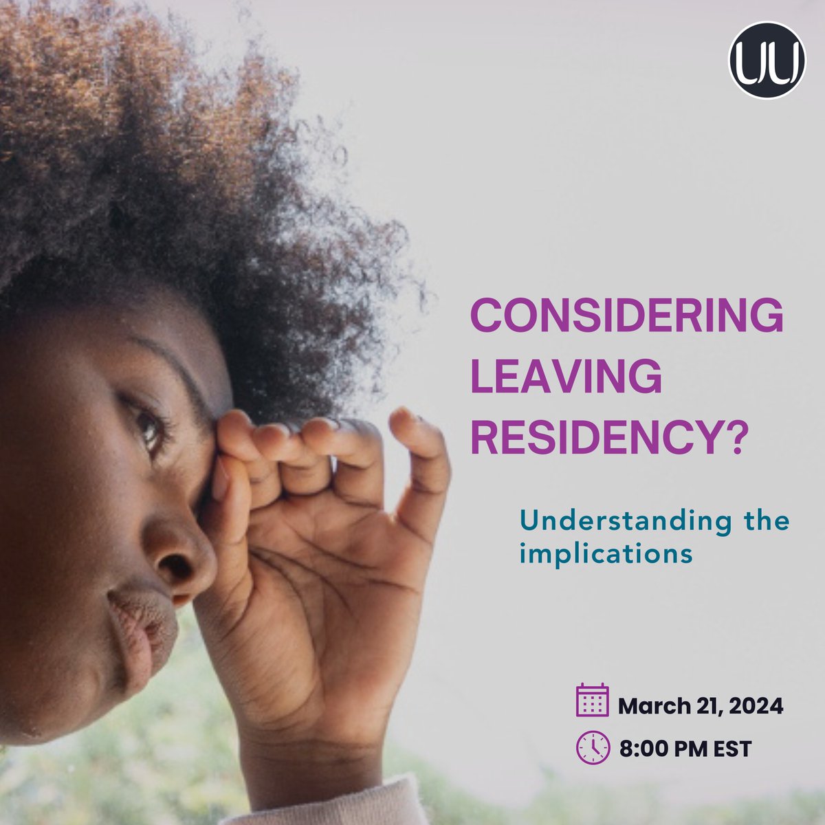 Know the implications of not completing your urology residency. Let’s talk about the challenges and importance of staying aware. Join us for insights and support on March 21, 2024, at 8 pm. Check your inbox for the link. Not a member yet? Sign up at bit.ly/UU_SignUp.