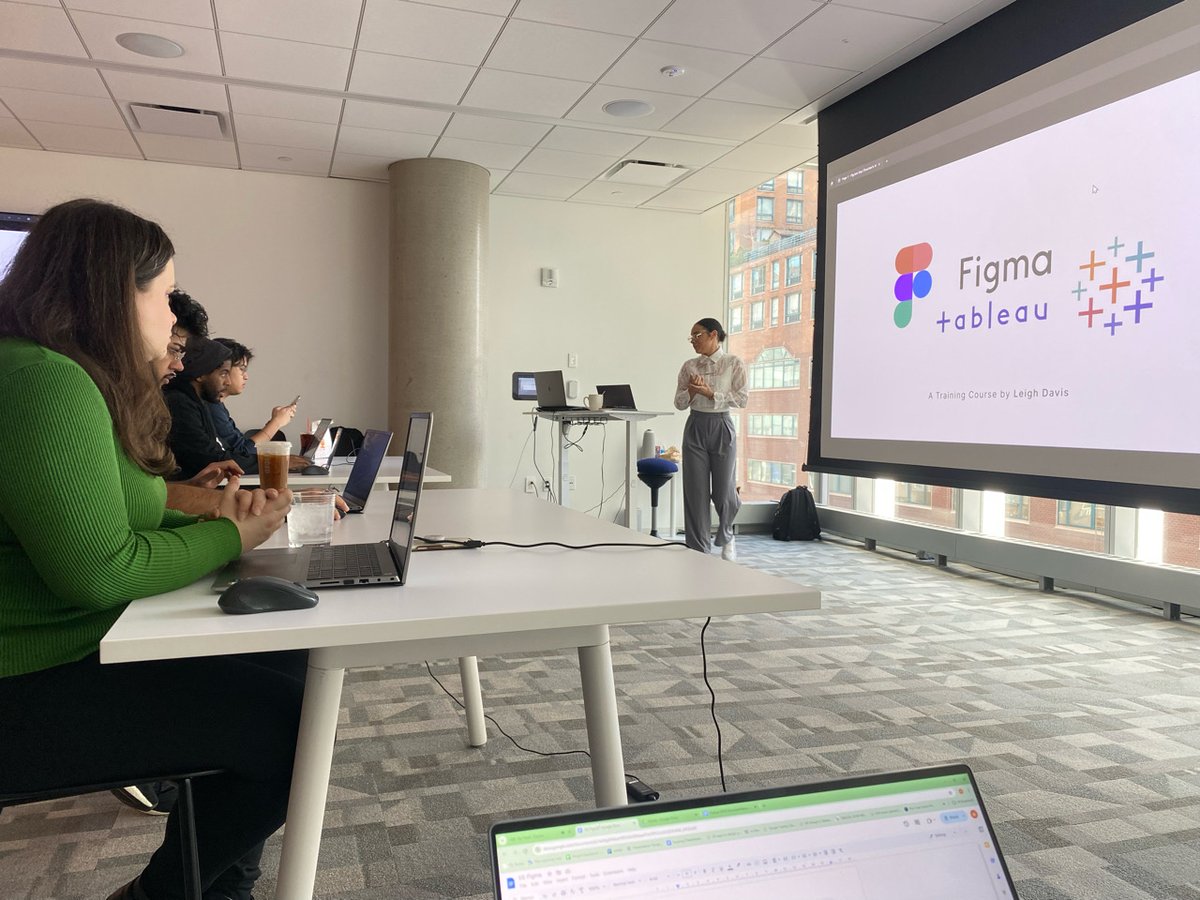 An exciting day of learning with @the data school consultants! Today, Leigh Davis took the lead in a dynamic Figma &amp; Tableau training session. With a background in UX design, Leigh brings a unique flair to her dashboards and visualizations.