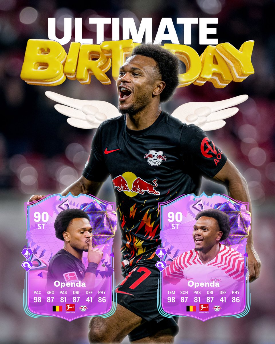 4/5 ⭐️ 5/4 ⭐️ or both? 🇧🇪👀 @LoisOpenda Ultimate Birthday Twin SBC is out now! 🎈 #rblz #rblzgaming #easportsfc
