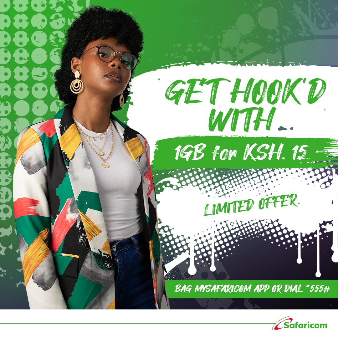 alexkenya_'s tweet photo. Watu wangu #GetHookd T he Night Bundle offer offers Ksh 15 for 1GB for 1 Hr , Join the conversation hosted by @SpaceYaTech. Twitter Space. Explore the newest offers on S-Hook Night bundles and other thrilling HOOK’d deals.  Usikose https://t.co/KOACwht10N
@SafaricomPLC https://t.co/diCvbHVncS