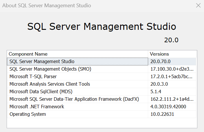 🎉 SSMS 20 is now generally available!  For all the relevant links, and a roadmap of what's next, see: 

techcommunity.microsoft.com/t5/sql-server-…