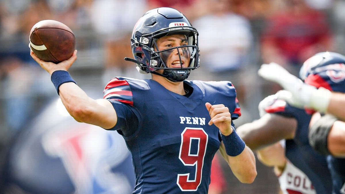 I will be visiting @PennFB this Friday! I can’t wait to get on campus and build relationships. 🔵🔴 @CoachDupont @CoachHughesUP @CoachPriore @Greg_Chimera @CoachCless @CoachMetzler @AbsegamiFB @DCoachBupRob @QBHitList @JoeCallahan4 @CoachLewis_shec @NextLevelQBs @HendersonQBU