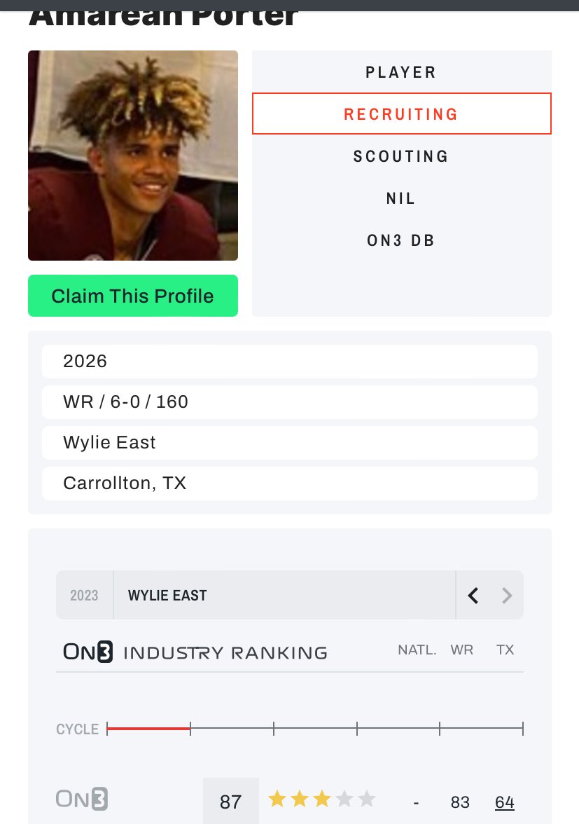 3 ⭐️ @On3Recruits <a href="/seancooper_C4/">Sean Cooper</a> <a href="/MrRPorter/">.</a> <a href="/CoachJayRose/">Jay Rose</a>