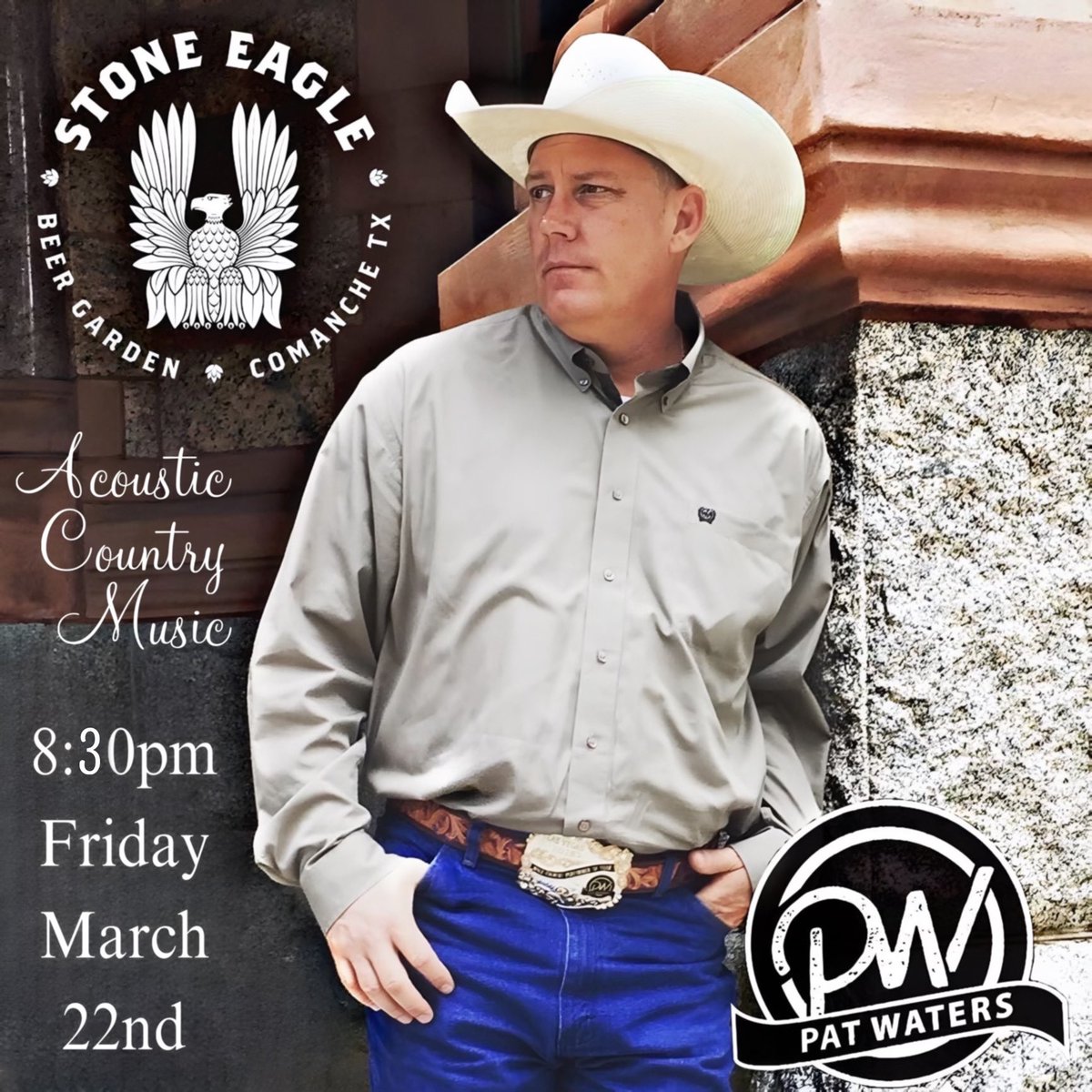It’s a Texas Country Friday night at Stone Eagle Beer Garden! 
#texascountry #countrymusic