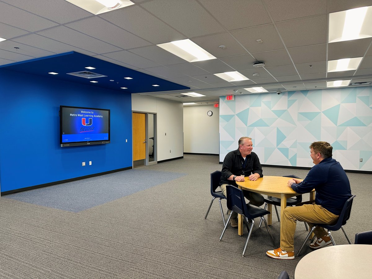 Absolutely beautiful day to open the new Metro West! Many thanks to Director Mike Moran, Instructional Coach Lance McConnell, MW Staff, UCSD Administration &amp; School Board, &amp; all participating schools for making this space a reality for students! #MWpride