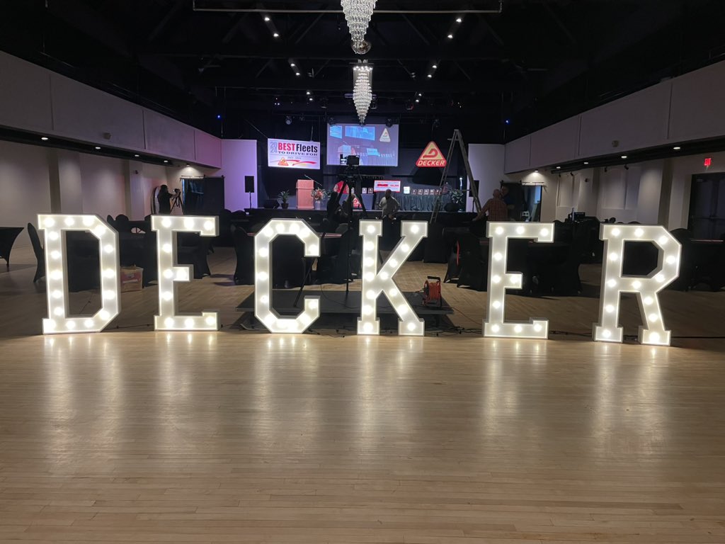 Our talented production team is getting ready to showcase the <a href="/DeckerTruckLine/">Decker Truck Line</a> Driver of the Year awards ceremony in Fort Dodge. We’ll be capturing the moments via livestream tonight at 7:00 on the Decker Truck Line Facebook page. We LOVE being part of this special night!!!