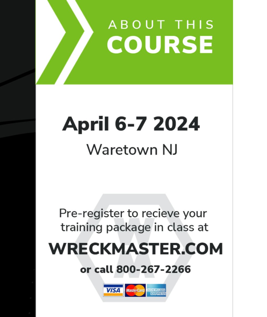 GSTA_NJ's tweet photo. Wreckmaster will be in NJ next month. https://t.co/CY2u9tV6ZA
#gsta #gardenstatetowingassociation #wreckmaster https://t.co/aONwYftIo8