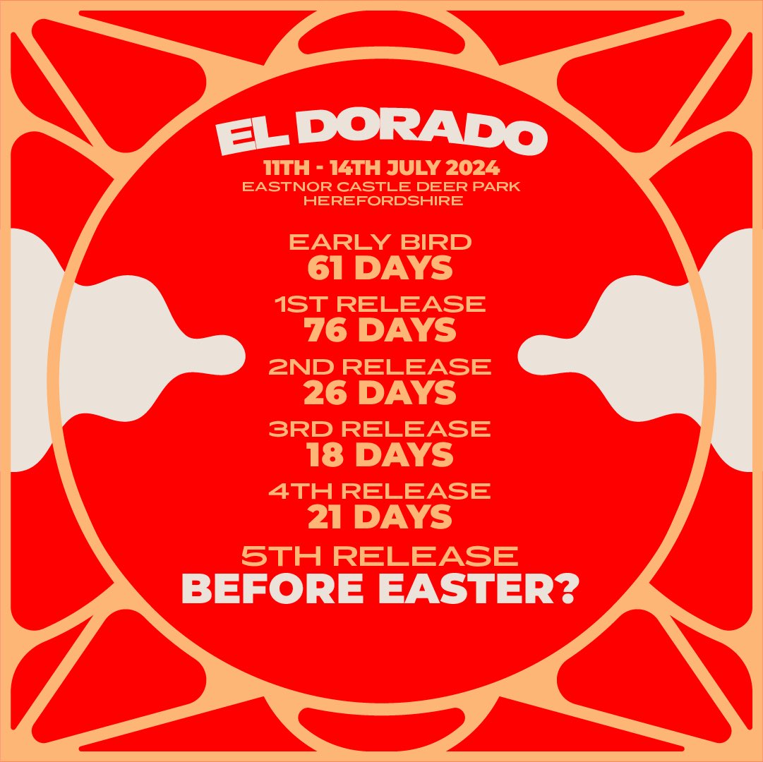 ElDoradoUK's tweet photo. With every day that passes, the chances of you joining us at the party of the year decreases. 💃

https://t.co/V7xUgD46iZ https://t.co/R7XvEYxAJl