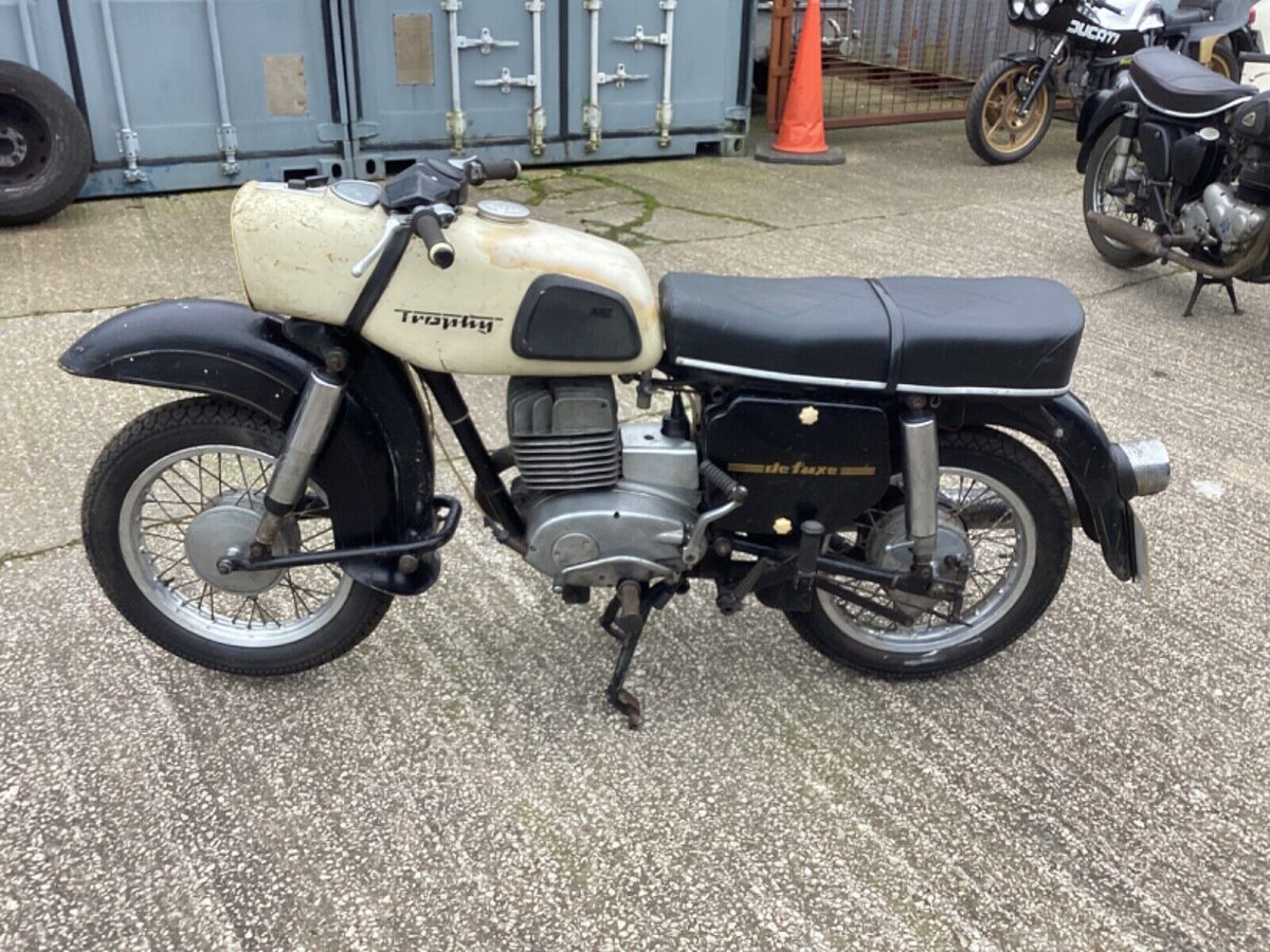 BarnFindsUK's tweet photo. Ad:  1974 MZ Trophy 250
On eBay here -->> https://t.co/1wdo9i2wwF

 #VintageBike #ClassicMotorcycle #MotorcycleForSale #MZTrophy #MotorcycleAuction #MotorcycleCollectors https://t.co/Qd98hox8lU