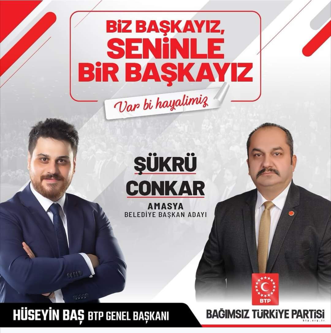 BTP_05x's tweet photo. Haydi Amasya elele gönül gönüle hep beraber güzel günlere yerel belediyeciliği #sosyaldevlet #millidevlet projelerini uygulamaya geliyoruz…
Şükrü Conkar - Amasya Belediye Başkan Adayı
#yerelseçim #amasya #secim2024 #ŞükrüConkar https://t.co/na7FUunzwQ