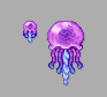Jellyfish #pixelart #terraria #ドット絵