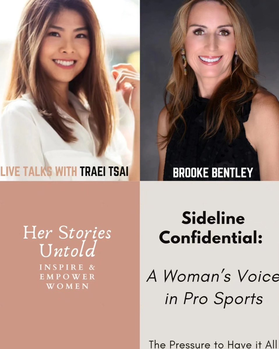 This Friday! March 22, 2024
1pm pst
SIDELINE CONFIDENTIAL
All about a woman's journey reporting sports in a men's world.
 #Live
facebook.com/share/p/fzbUc2…

#WomenEmpowerment
#story #TruthMatters
#women #Journalist
#sports
#NFL #TV #TaylorSwift    #herstoriesuntold #careeradvice