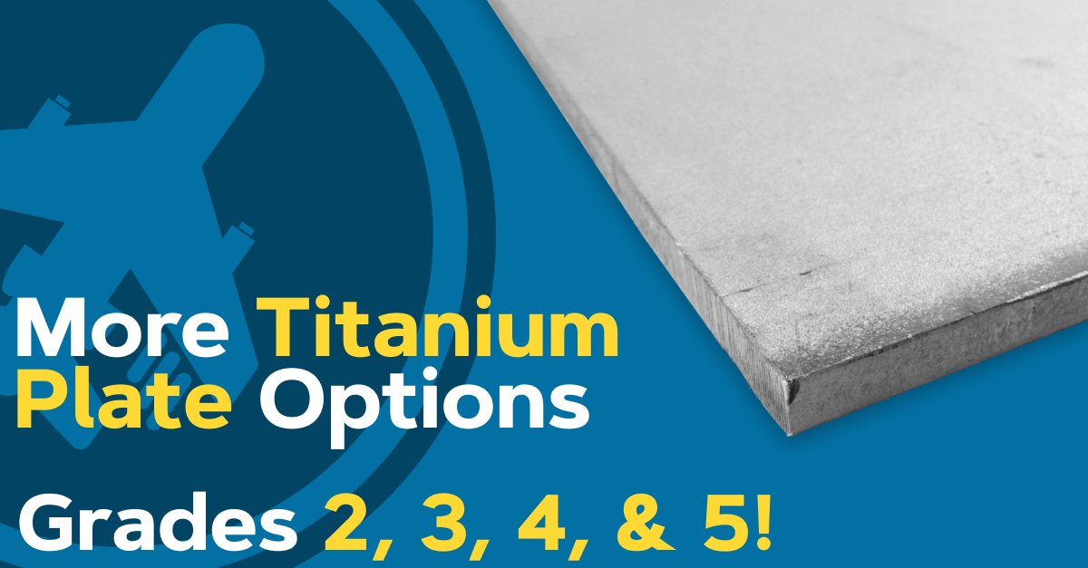 OnlineMetals's tweet image. ✈️ Titanium dreams are made here! ✨

From grade 2 to grade 5, we've got the best selection of titanium sheet &amp;amp; plate products. 🛠️🔬 Get ready to elevate your project with our top-notch offerings. olmtl.co/3TGyrOl #TitaniumSheet #Grade5Titanium #OnlineMetals