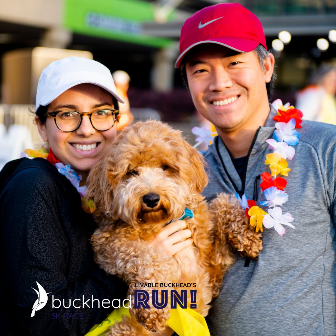 Don't miss out on the most exciting 5k of the season! 🌻 Join us for the buckheadRUN! 5k on Saturday, May 4th where we'll be handing out more fun awards like Fastest Fido and Best Flower Costume! 🏃‍♂️🐶 Register at livablebuckhead.org/run/