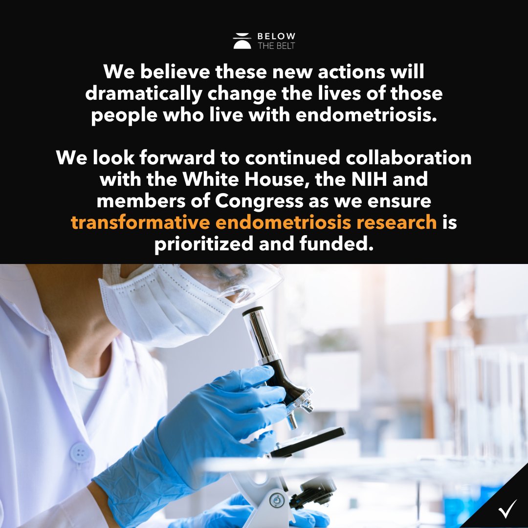 Big announcement from The @WhiteHouse for the future of #endometriosis research! @POTUS #chronicillness #endometriosisawareness #research