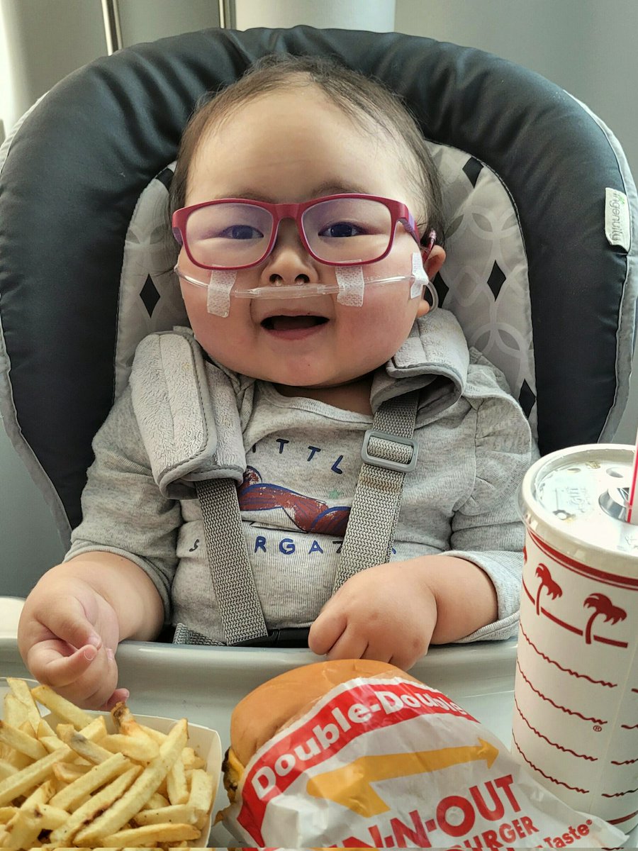 Sherilyn's first In-N-Out experience! (NOTE: She ate 2 fries and let Daddy finish the rest of the meal.)

#innout #doubledouble #warriorprincess #cancersurvivor #daddydaughtertime