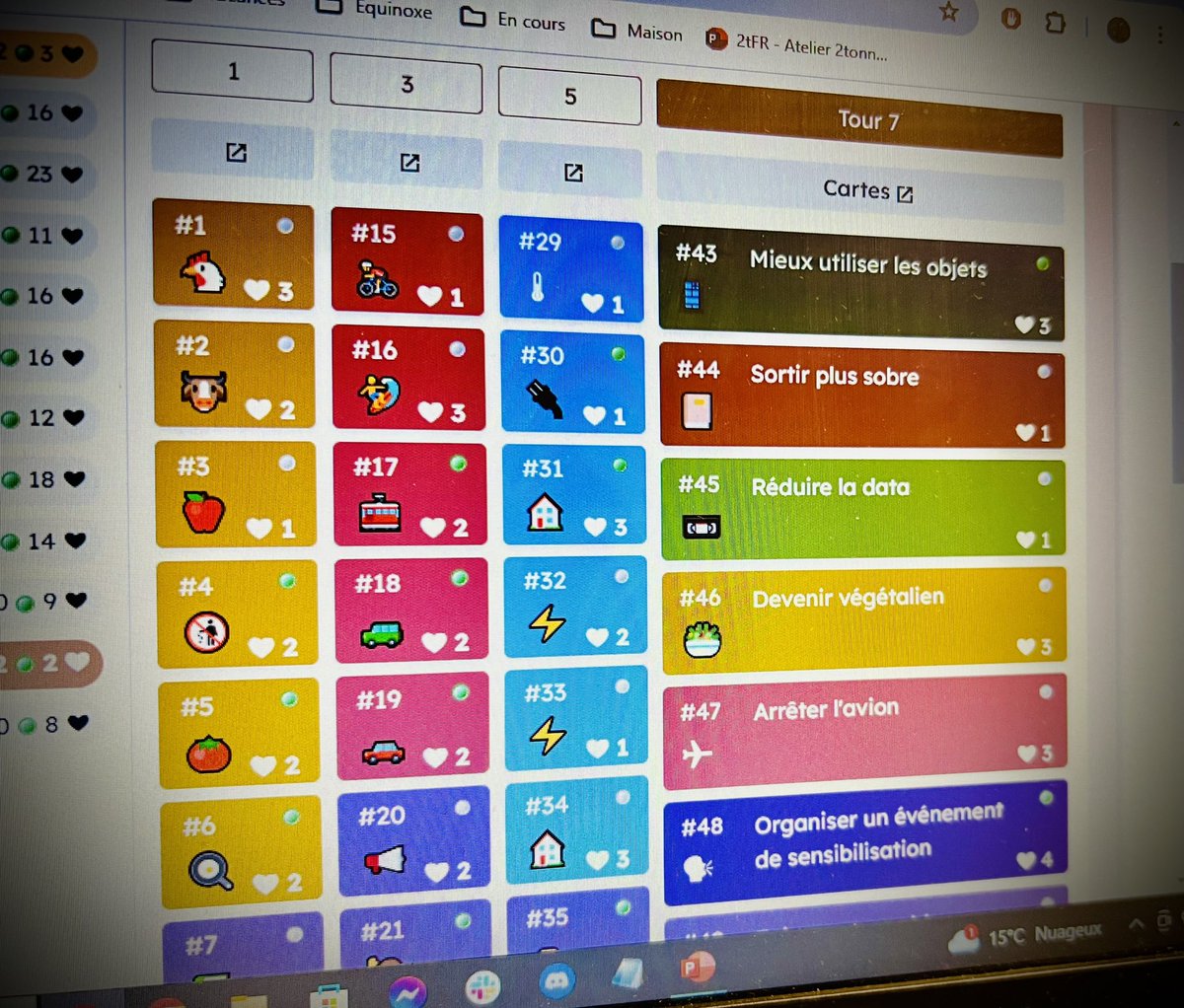 Formation aux enjeux de #décarbonation et à la #transition #écologique de l’équipe de direction de l’<a href="/ars_normandie/">ARS Normandie</a> avec <a href="/2tonnes_/">2tonnes</a> ! Des leviers individuels et collectifs pour agir vers un système de santé plus vertueux dans son approche environnemental <a href="/Sante_Gouv/">Ministère de la Santé et de l'Accès aux soins</a>
